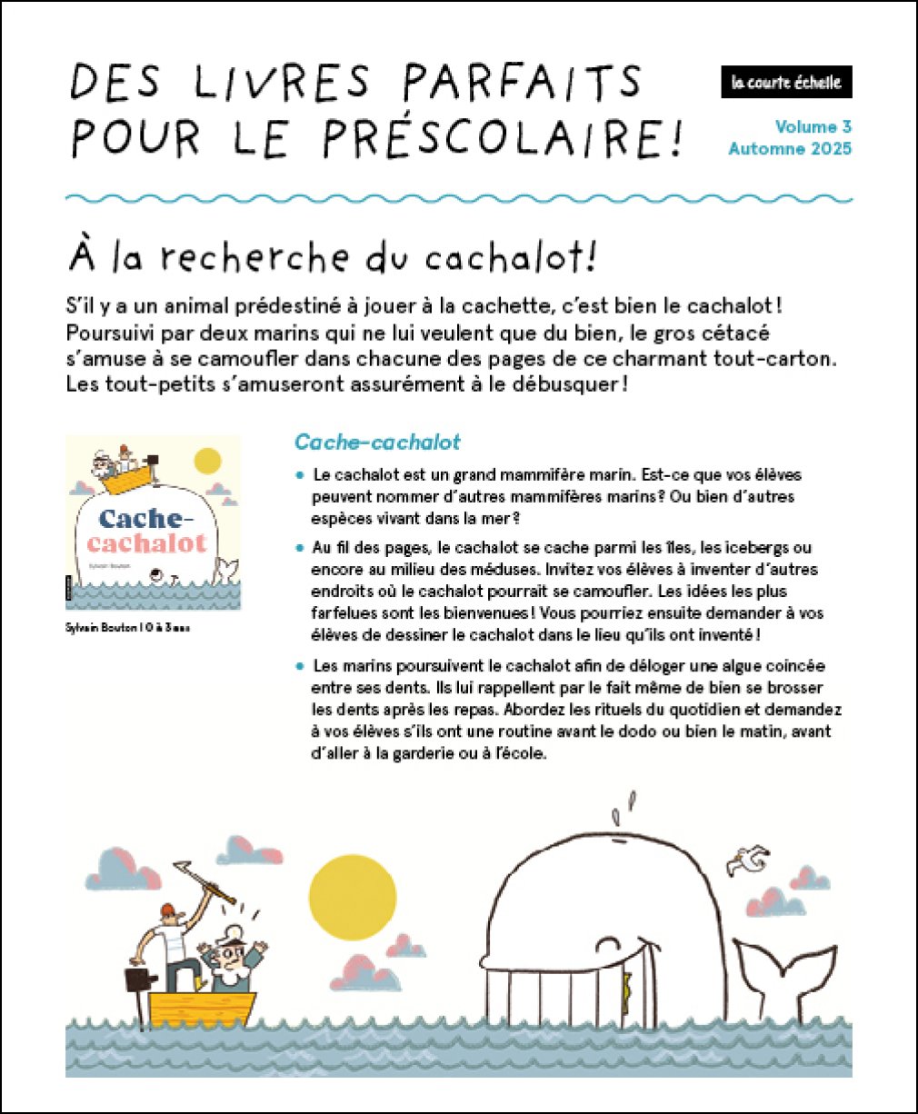 Document pédagogique pour le préscolaire volume 3